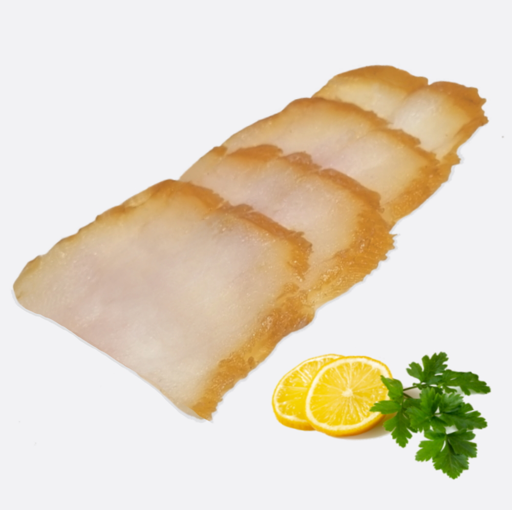 Gerookte heilbot filet
