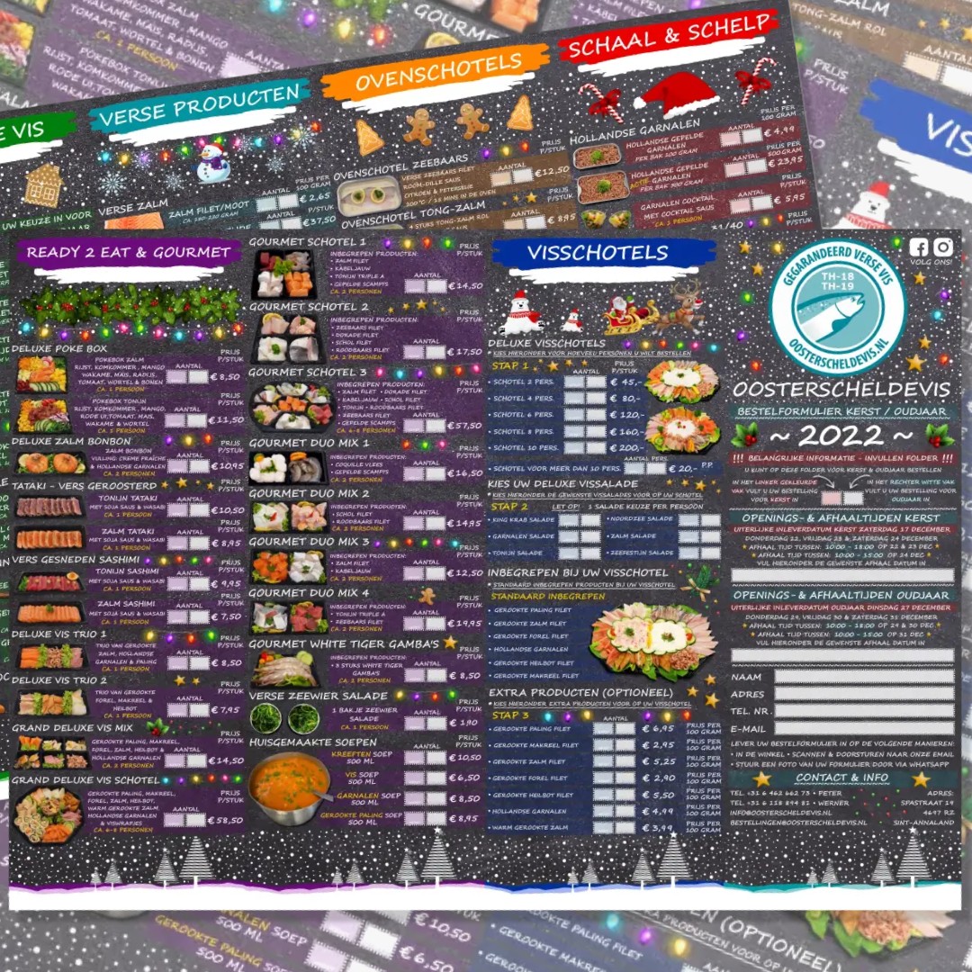 Kerst & Oudjaar folder 2024