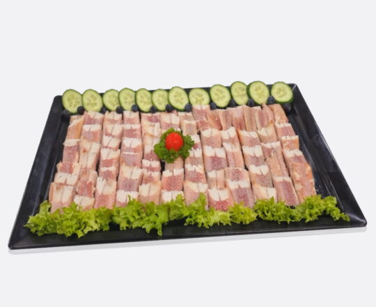 Deluxe visschotel gerookte paling - Deluxe paling schotel voor 6 personen