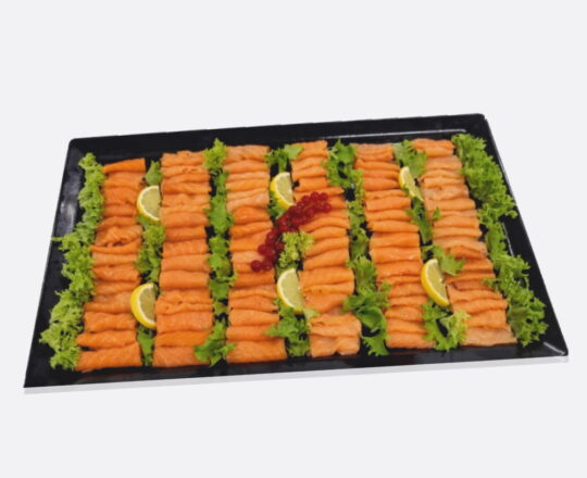 Deluxe visschotel gerookte zalm