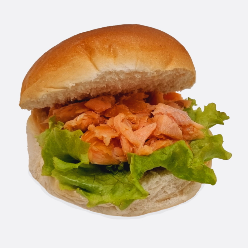 Broodje Pulled Salmon
