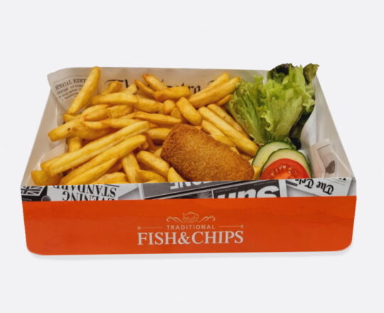 Fish & Chips - Menu - Fish & Chips met garnalen kroket